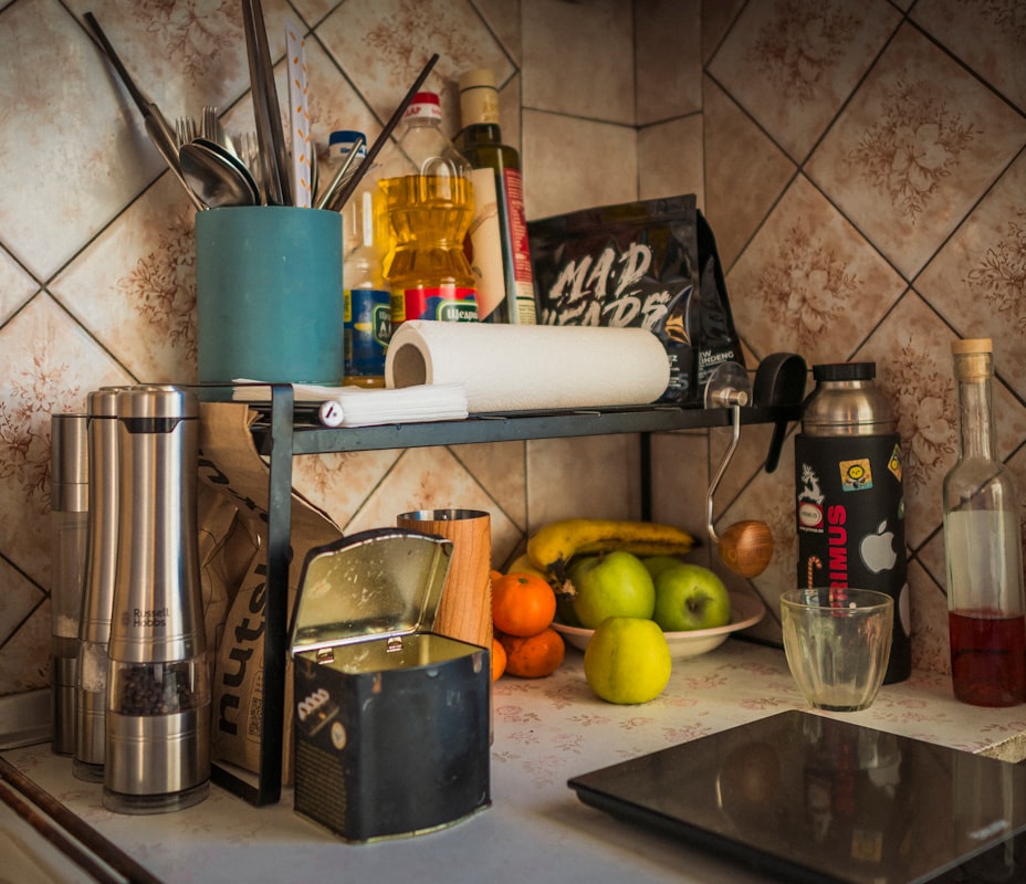 Healthy meal preparation in the kitchen